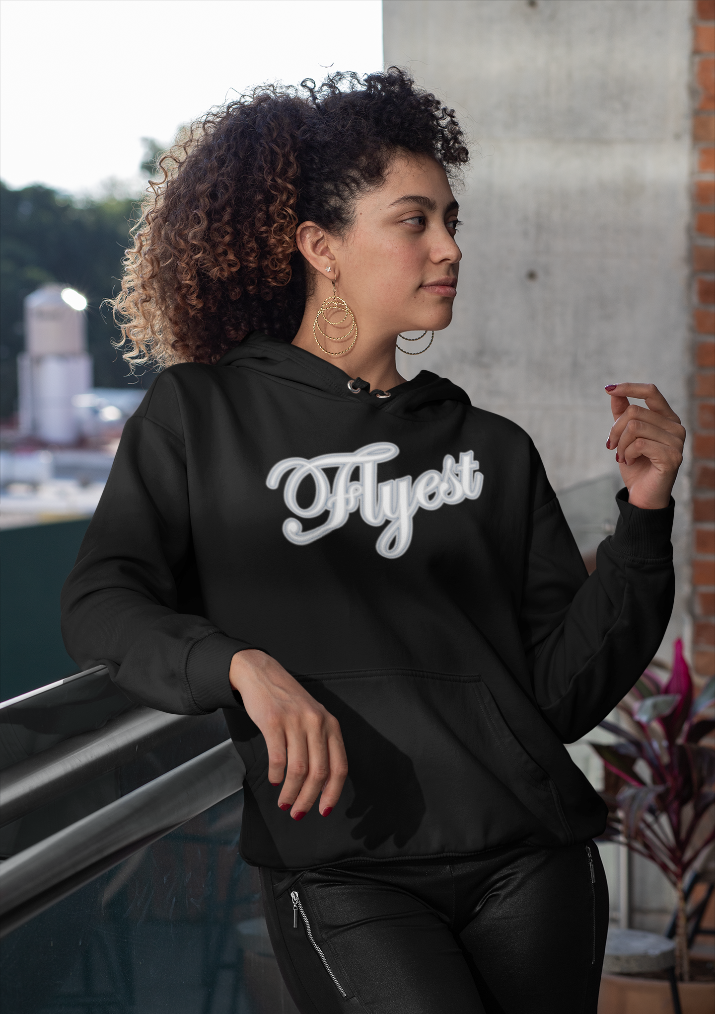 Flyest Cursive Women's hoodie