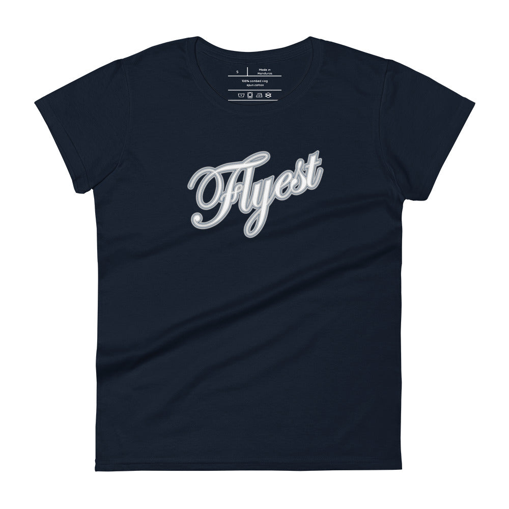 Flyest Cursive Women's tee