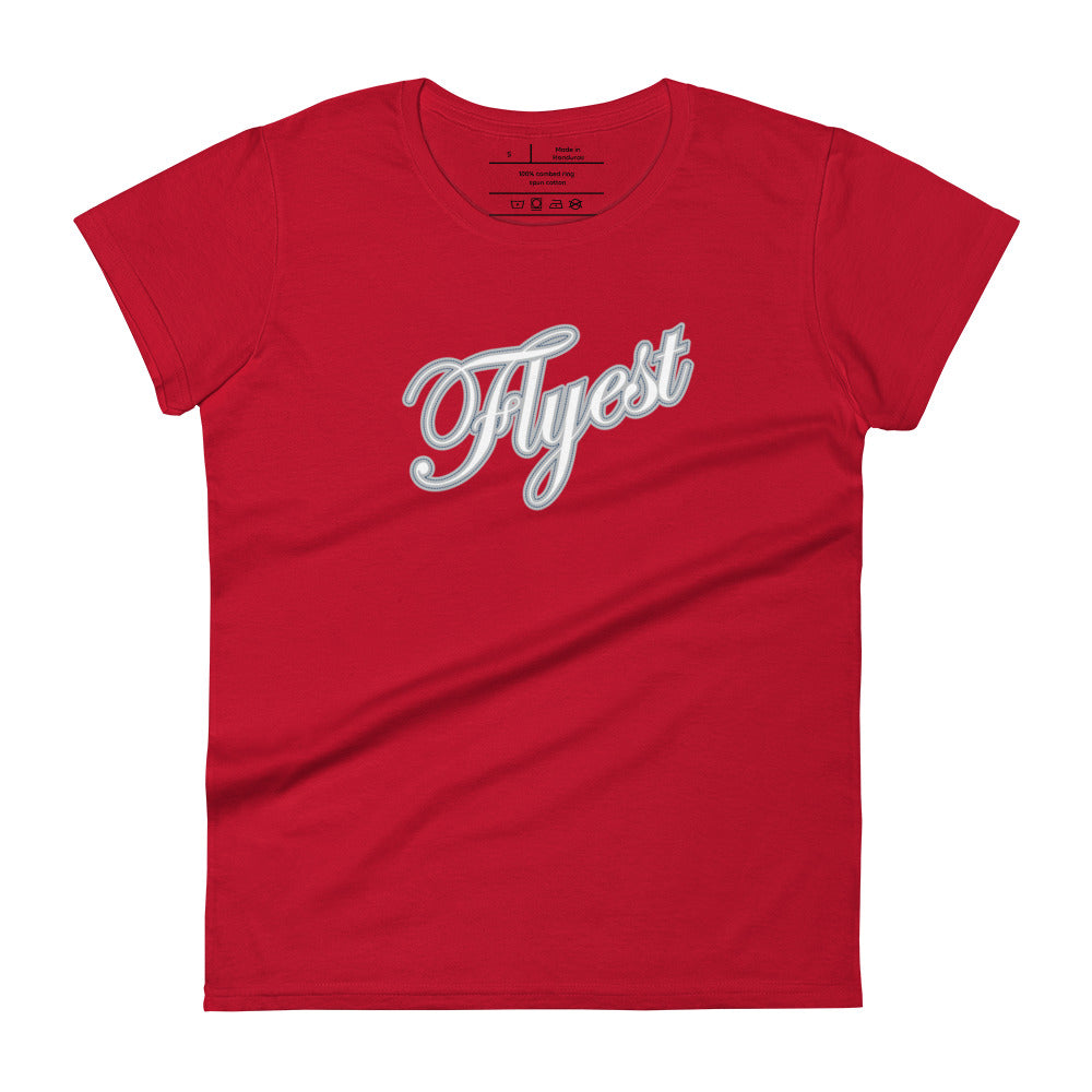 Flyest Cursive Women's tee